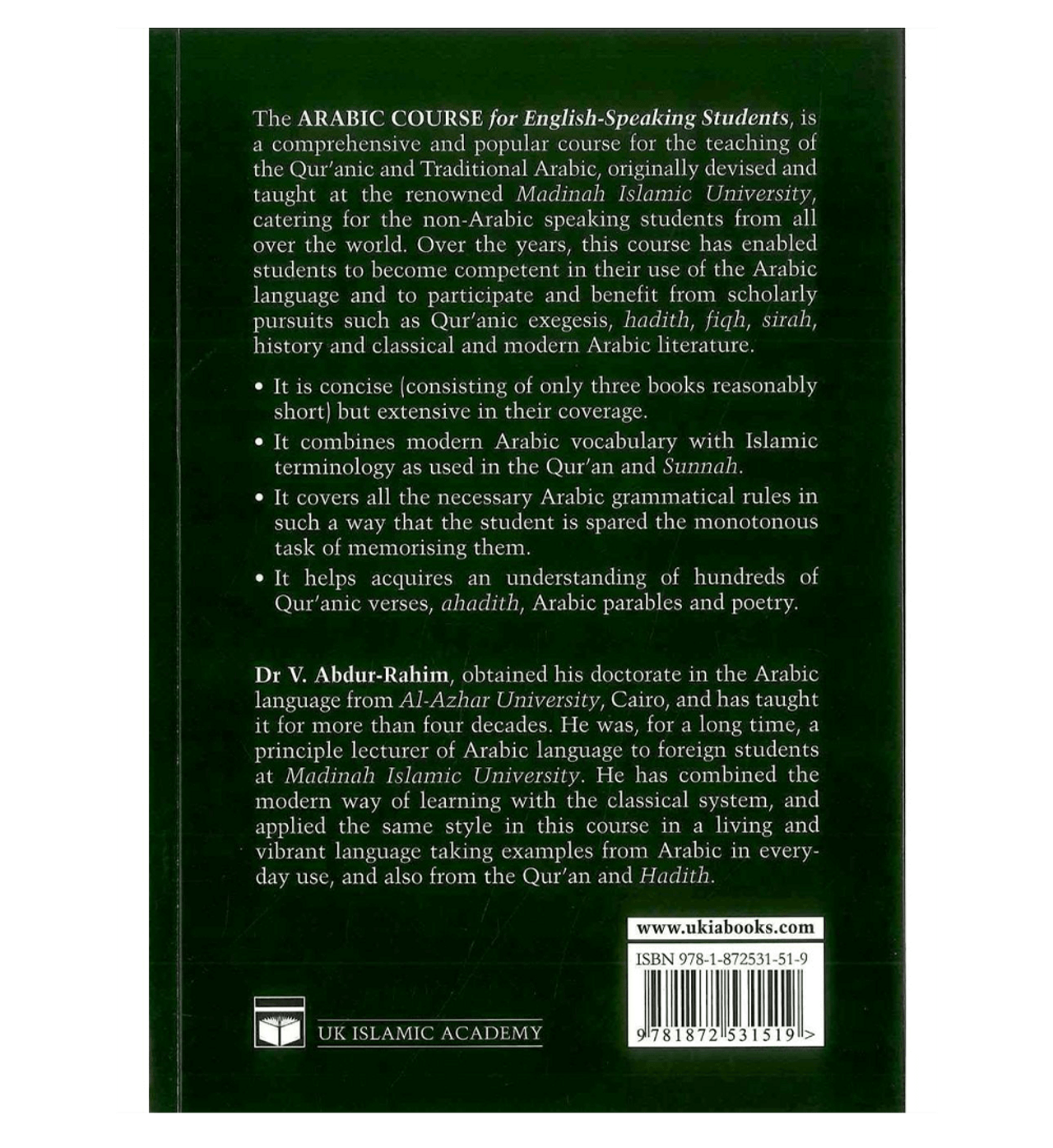 Arabic Course for English Speaking Students 1